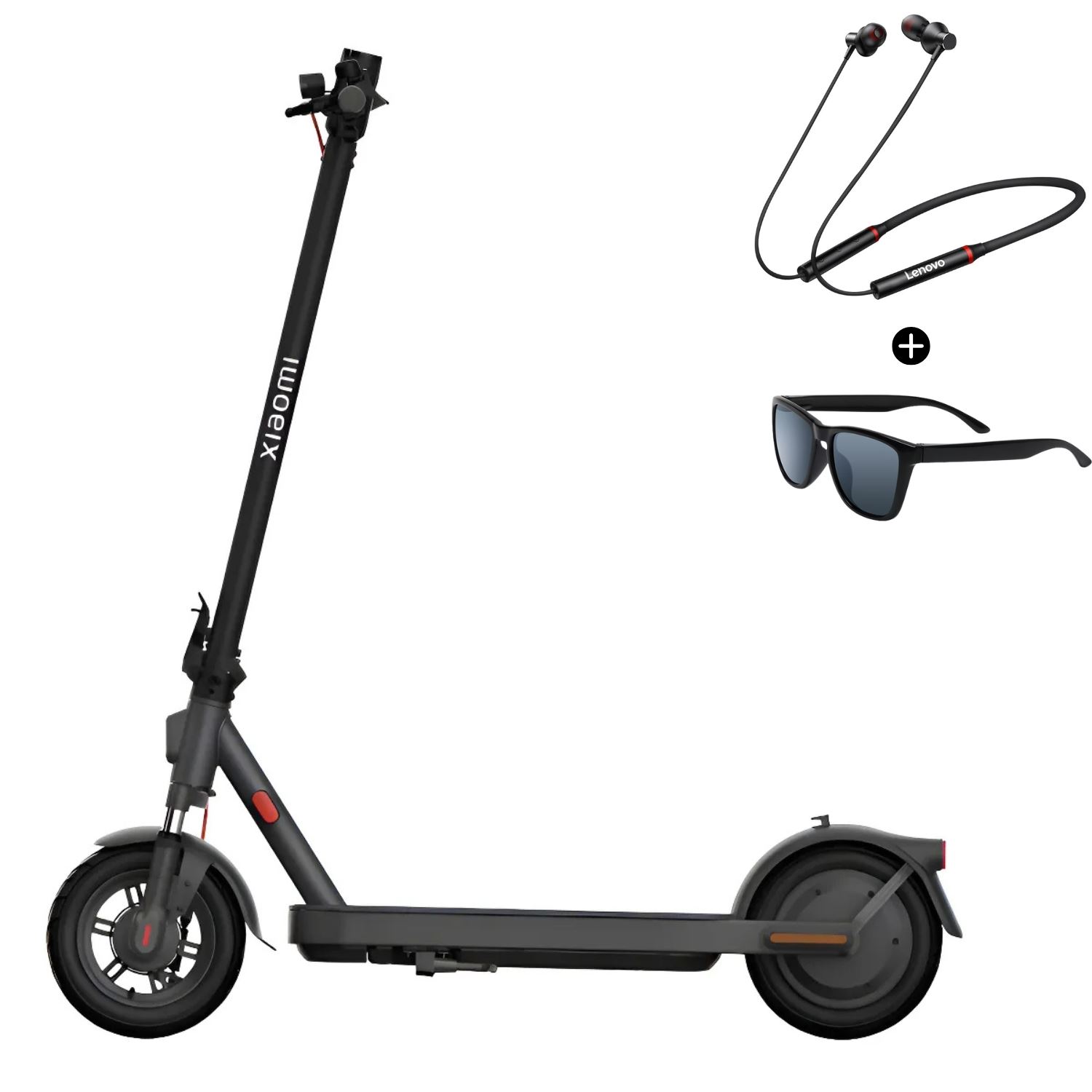 Xiaomi Scooter Electrico Elite Negro + Audifonos Deportivos Lenovo HE05X y Lentes de sol de regalo